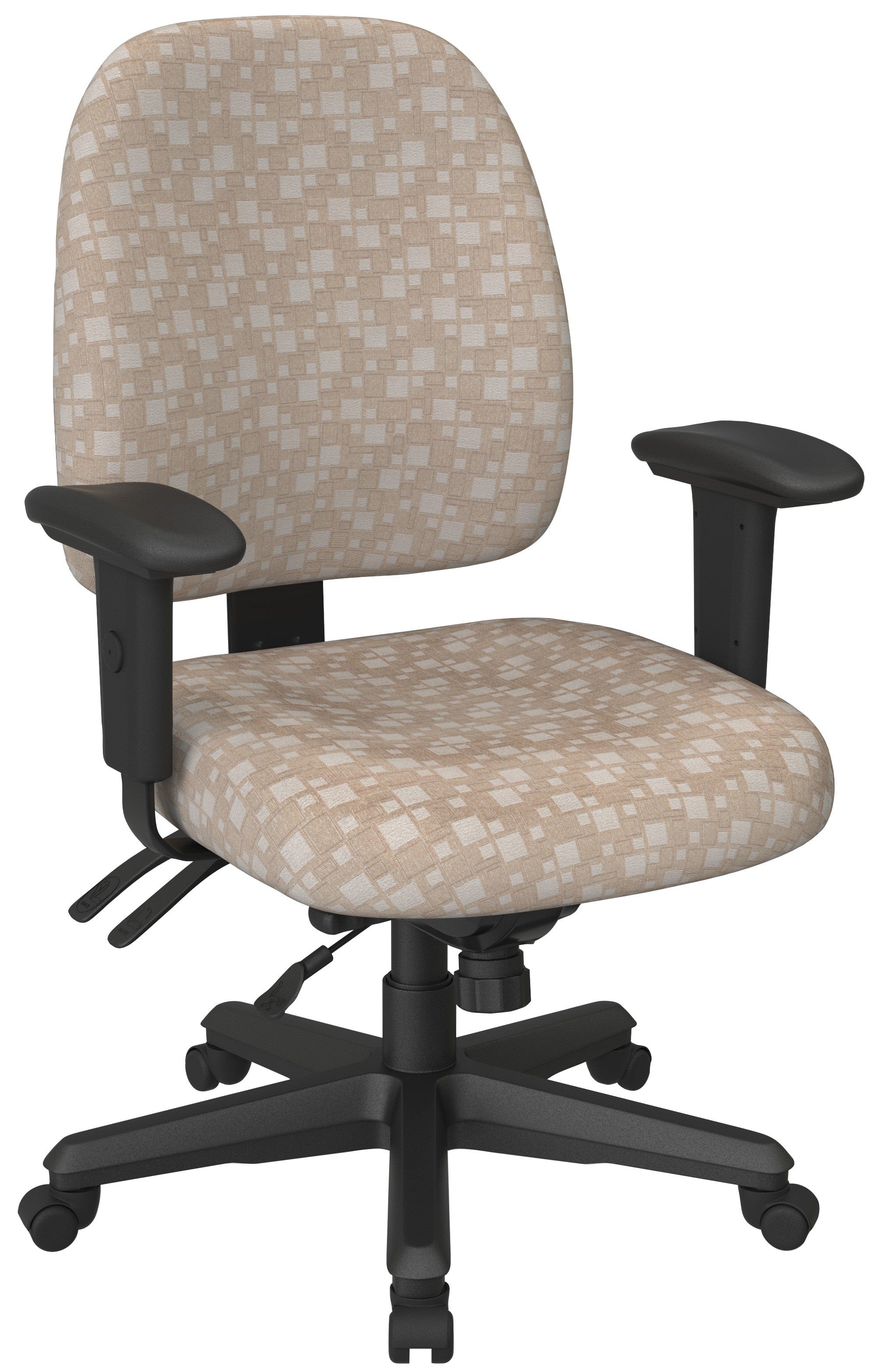 Work Smart Adjustable Ergonomic Fabric Office Chair [43808] - Image 3
