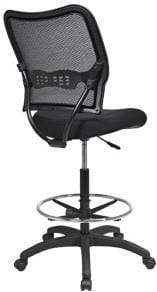 Space Seating Air Grid Back Mesh Drafting Chair [13-37N20D] - Image 4