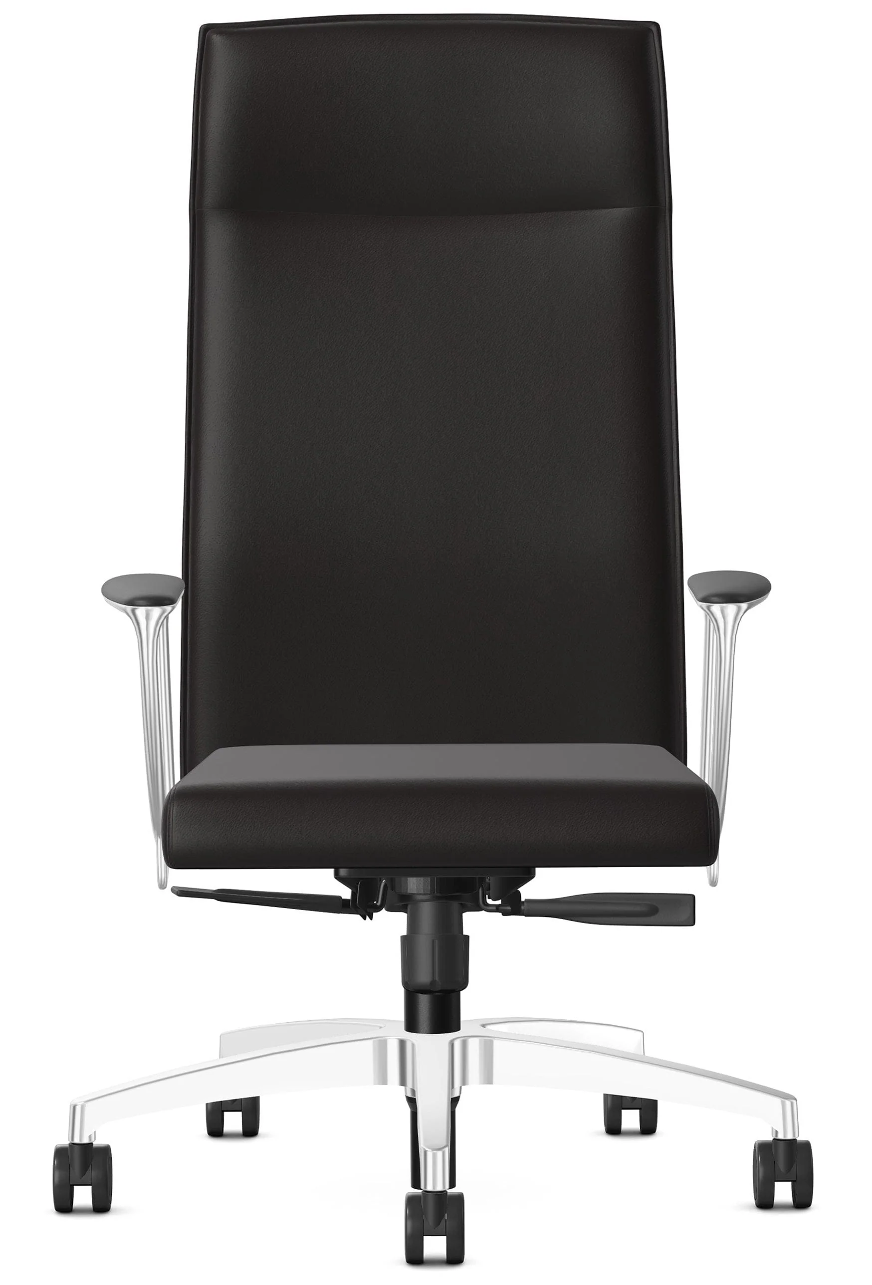 Allseating Mid or High Back Zip Chair in Genuine Leather [94040] - Image 4