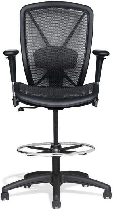 Allseating Premium Fluid Mesh Drafting Chair [81019] - Image 3