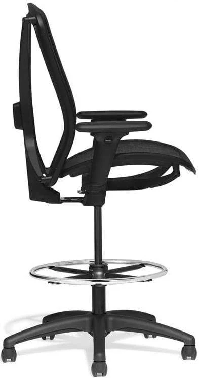 Allseating Premium Fluid Mesh Drafting Chair [81019] - Image 4