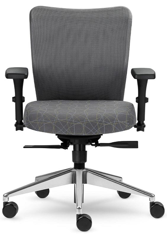 Allseating Inertia Mesh Mid Back Task Chair [77040] - Image 3