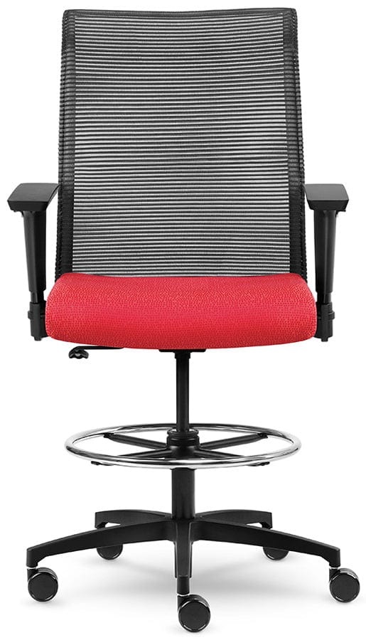 Allseating ZIP Mesh Back Drafting Chair [95019] - Image 3
