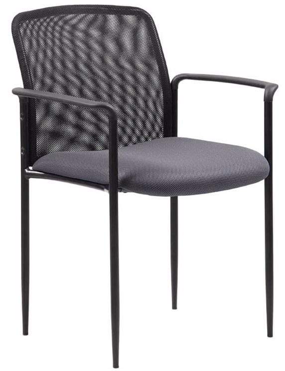 Boss Contemporary Mesh Stacking Chair [B6909] - Image 3