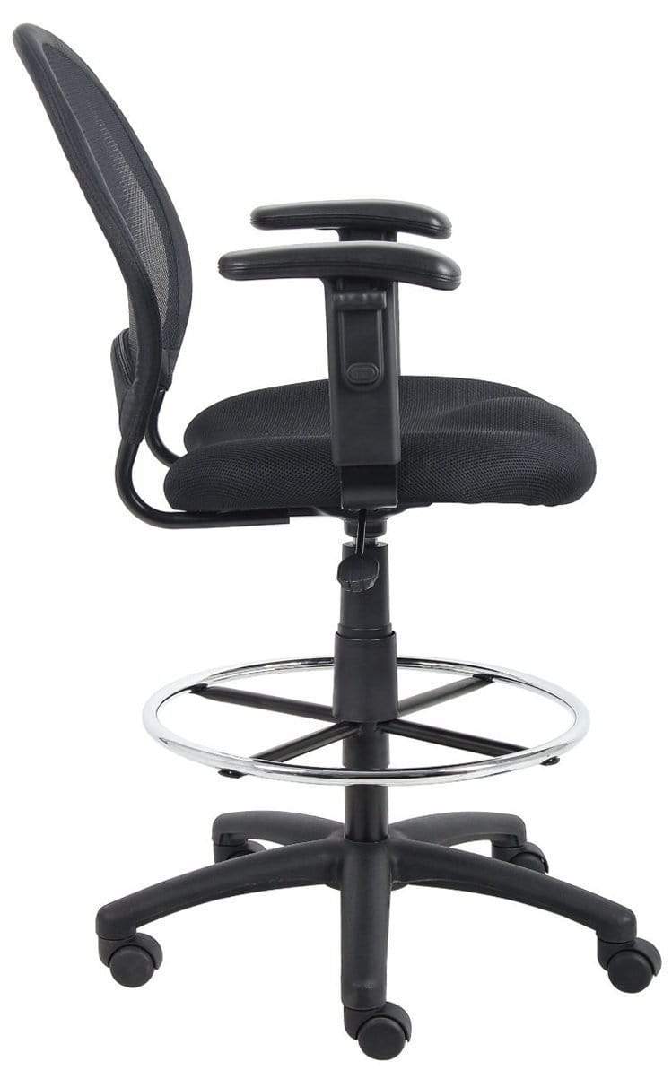 Boss Mesh Back Drafting Stool [B16215] - Image 4