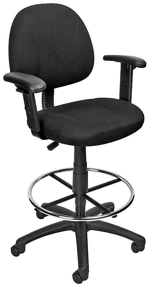 Boss Sculptured Seat &amp; Back Drafting Chair [B1616]