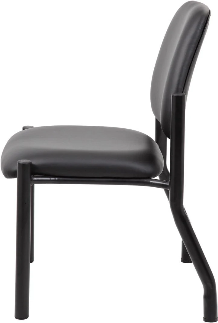 Boss Antimicrobial Bariatric Waiting Room Chair, No Arms [B9595AM-BK] - Image 10