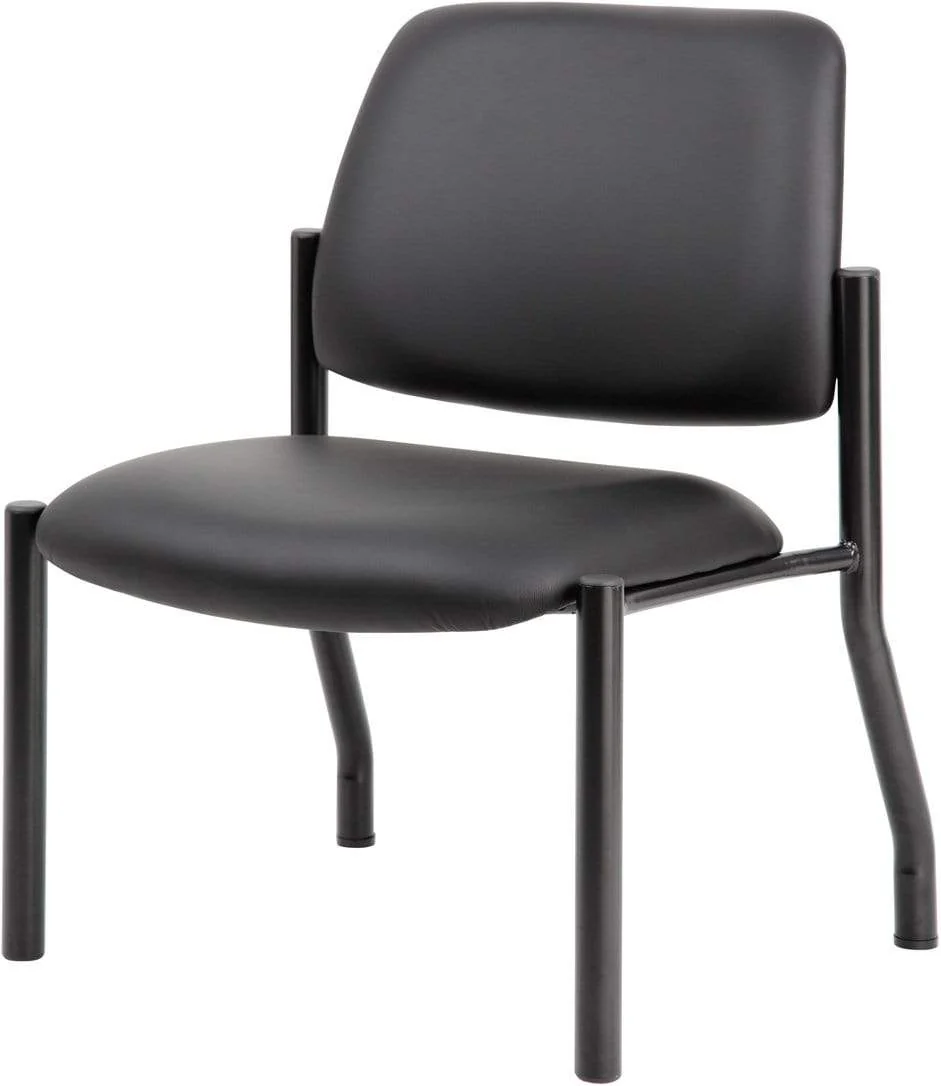 Boss Antimicrobial Bariatric Waiting Room Chair, No Arms [B9595AM-BK] - Image 11
