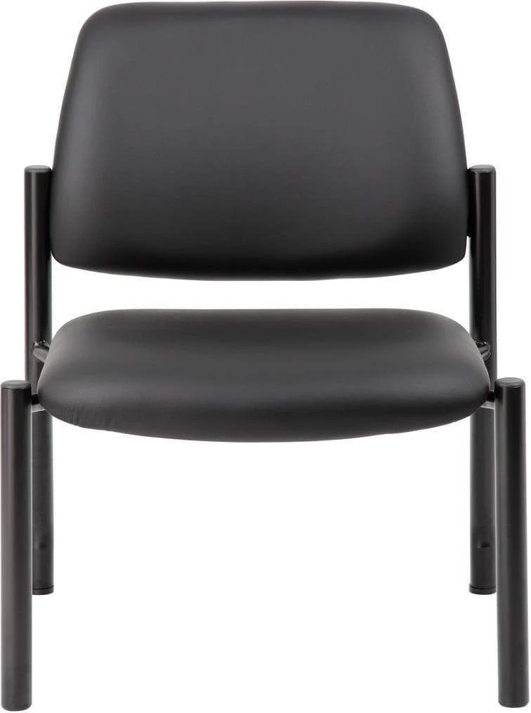 Boss Antimicrobial Bariatric Waiting Room Chair, No Arms [B9595AM-BK] - Image 12