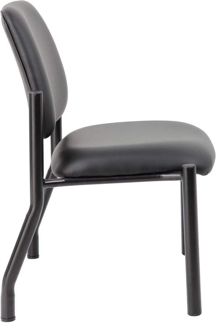 Boss Antimicrobial Bariatric Waiting Room Chair, No Arms [B9595AM-BK] - Image 13