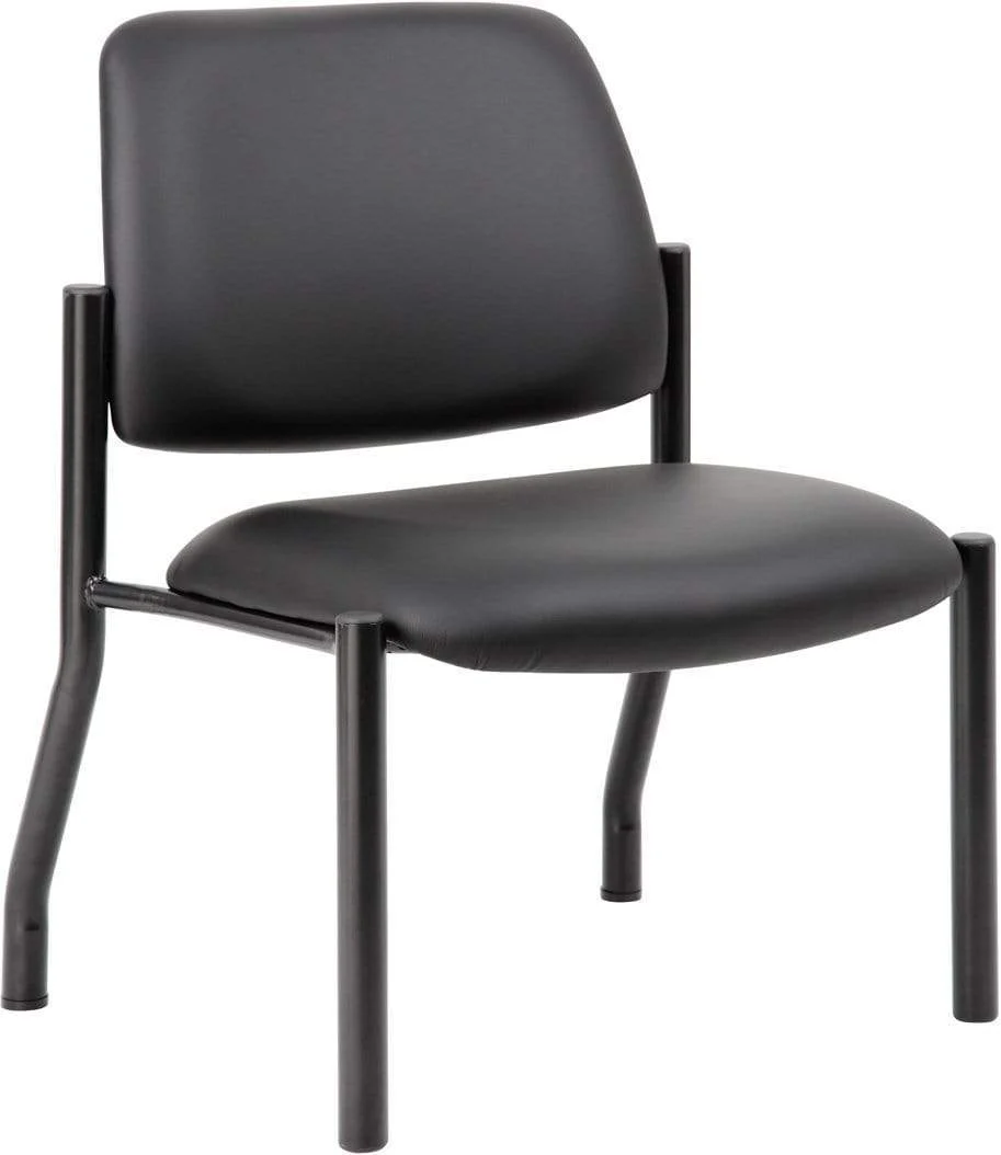Boss Antimicrobial Bariatric Waiting Room Chair, No Arms [B9595AM-BK] - Image 5