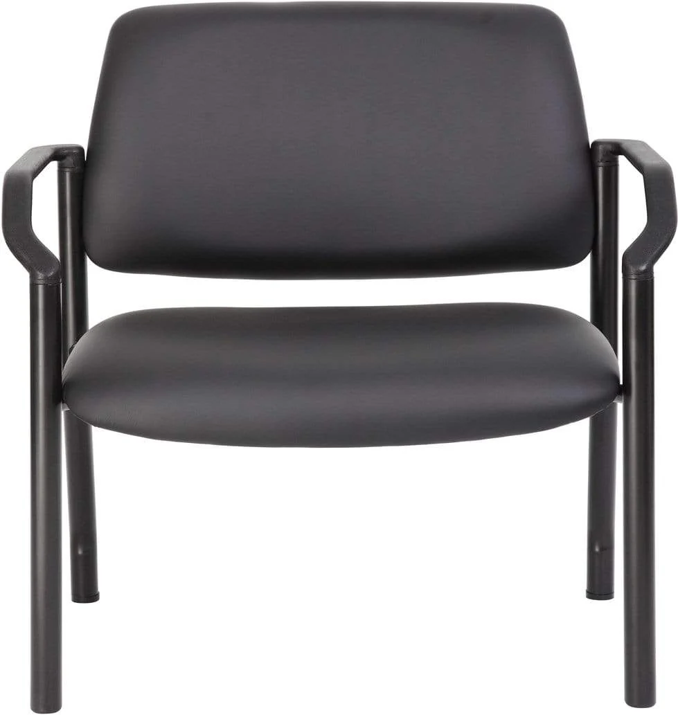 Boss Antimicrobial Bariatric Waiting Room Chair with Arms [B9591AM-BK] - Image 10