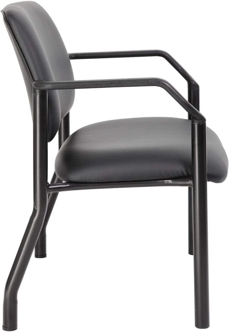 Boss Antimicrobial Bariatric Waiting Room Chair with Arms [B9591AM-BK] - Image 11