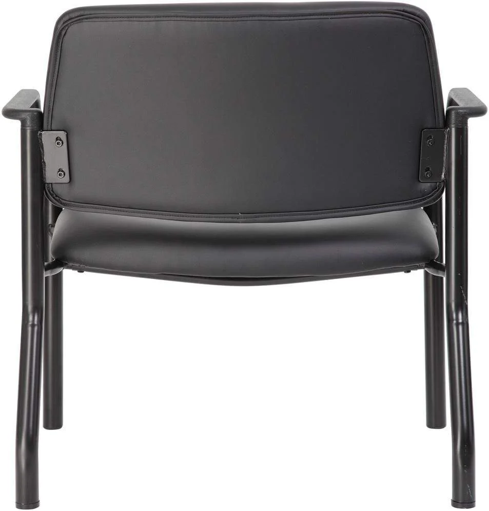 Boss Antimicrobial Bariatric Waiting Room Chair with Arms [B9591AM-BK] - Image 12