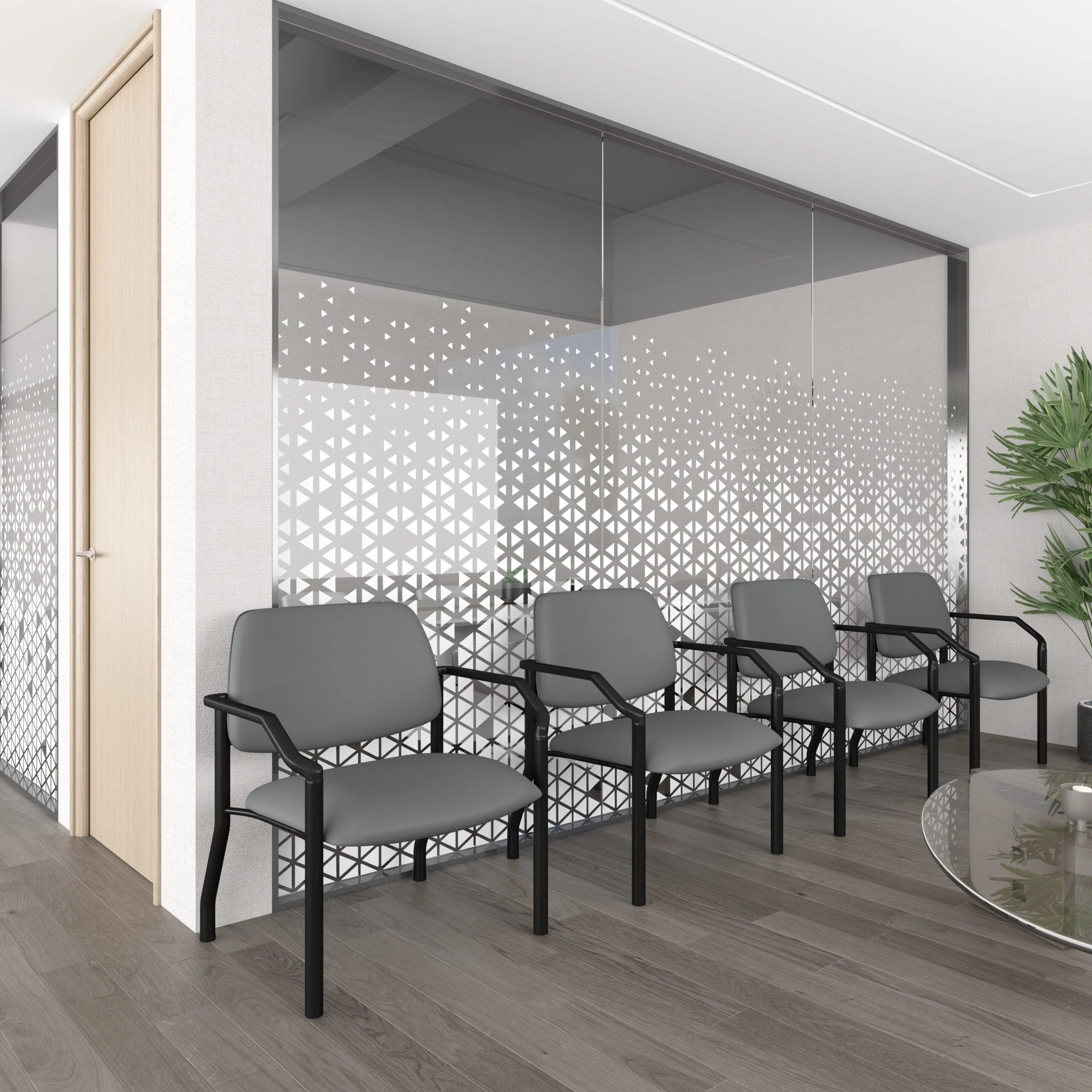 Boss Antimicrobial Bariatric Waiting Room Chair with Arms [B9591AM-BK] - Image 13