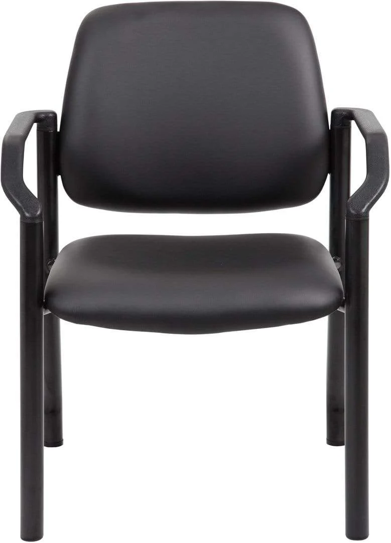 Boss Antimicrobial Bariatric Waiting Room Chair with Arms [B9591AM-BK] - Image 4