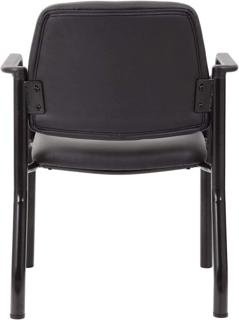 Boss Antimicrobial Bariatric Waiting Room Chair with Arms [B9591AM-BK] - Image 8