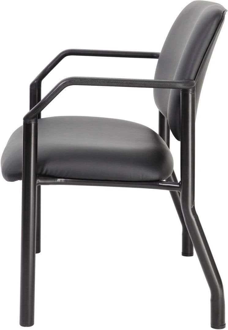 Boss Antimicrobial Bariatric Waiting Room Chair with Arms [B9591AM-BK] - Image 9