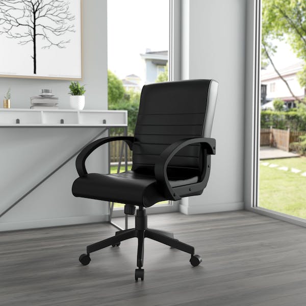 Boss Ribbed Back Executive Office Chair [B426-BK] - Image 3