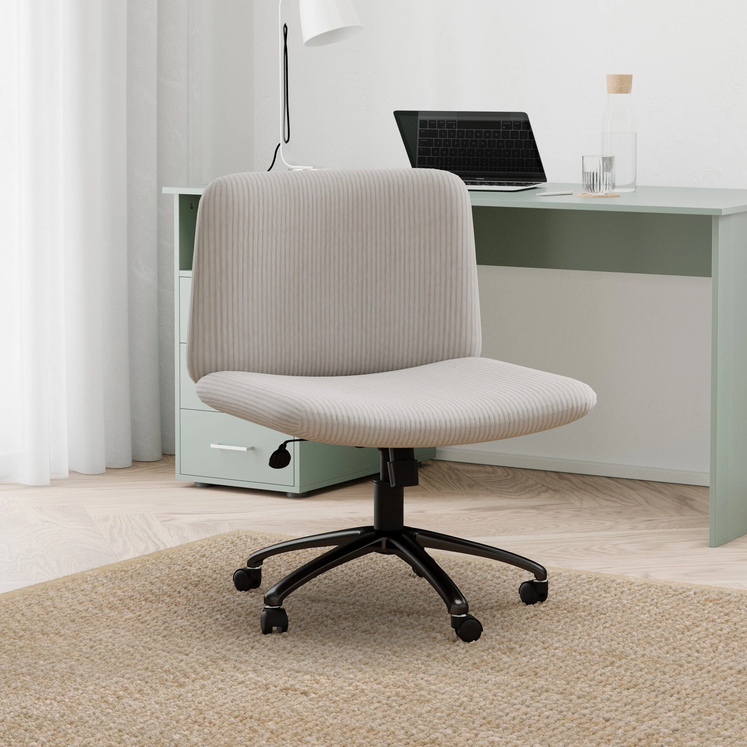 Boss Extra-Wide Criss Cross Chair in Beige [B555-LBG] - Image 7