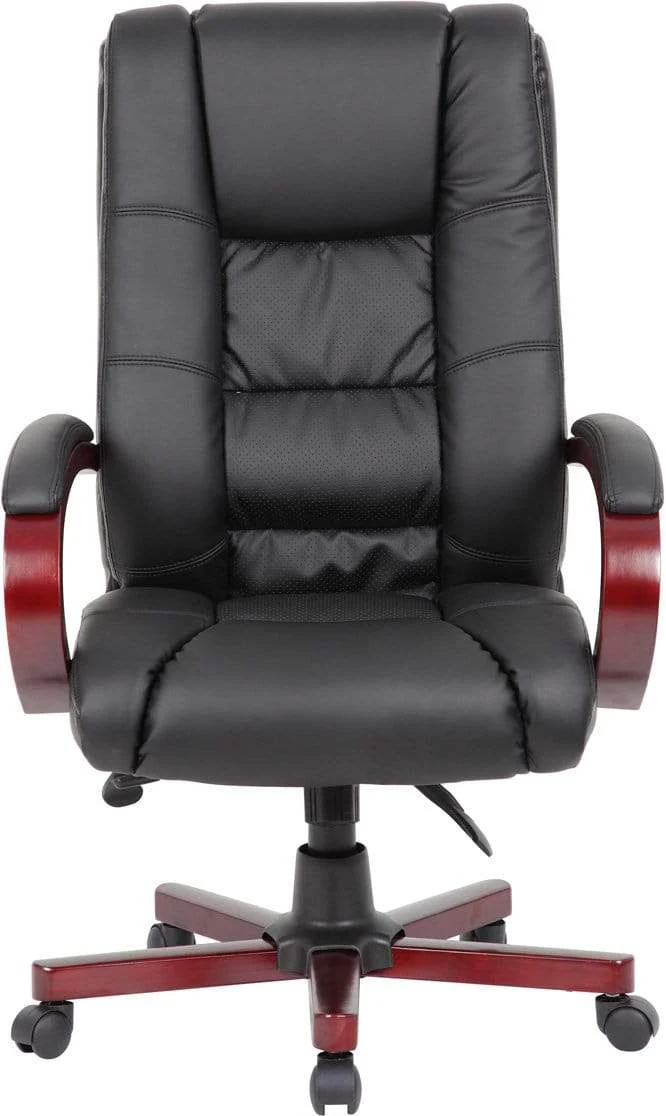 Boss High Back Executive Wood Finish Chair [B8991-C] - Image 14