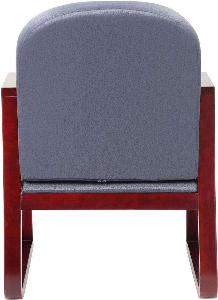 Boss Mahogany Frame Guest Chair in Fabric [B9570] - Image 10