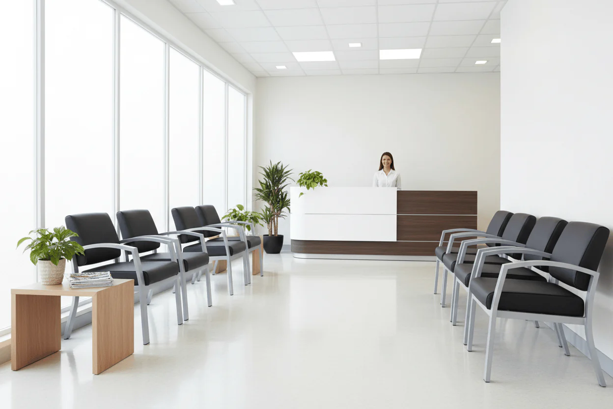 Boss Conrad Antimicrobial Vinyl Waiting Room Chair [BR8111S-AM-BK] - Image 4