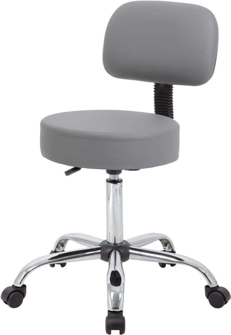 Boss Caressoft Medical Stool with Back Cushion [B245-BG] - Image 10