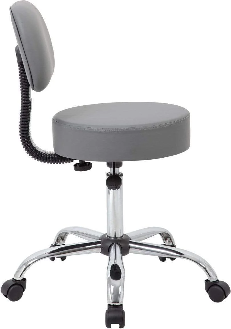 Boss Caressoft Medical Stool with Back Cushion [B245-BG] - Image 12