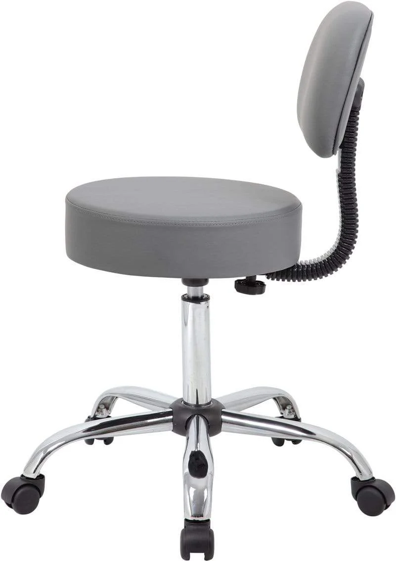 Boss Caressoft Medical Stool with Back Cushion [B245-BG] - Image 14