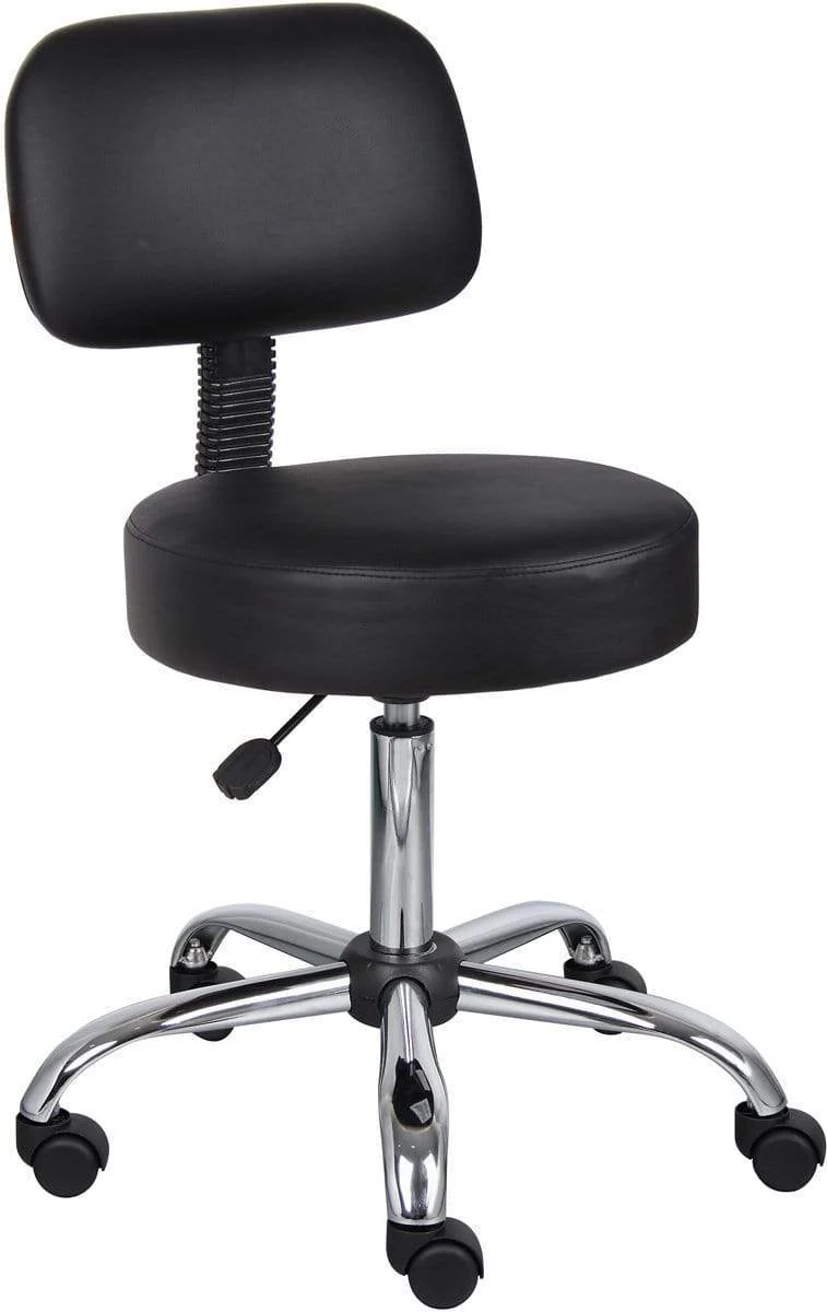Boss Caressoft Medical Stool with Back Cushion [B245-BG] - Image 4