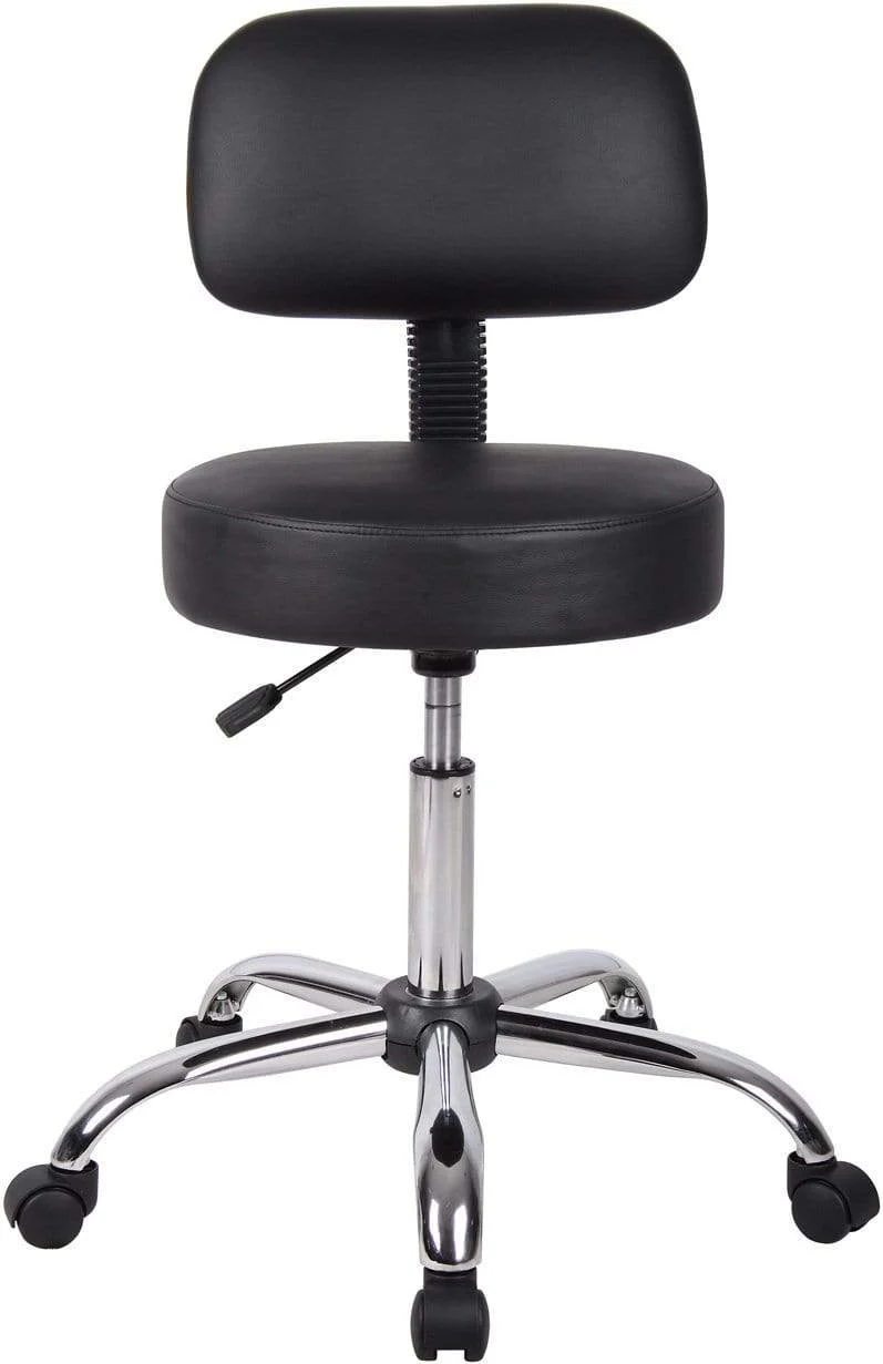 Boss Caressoft Medical Stool with Back Cushion [B245-BG] - Image 6