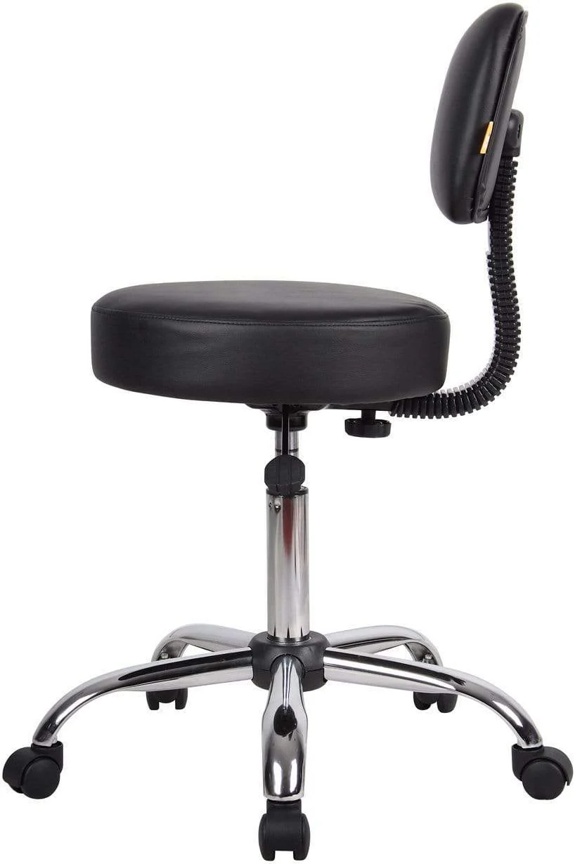 Boss Caressoft Medical Stool with Back Cushion [B245-BG] - Image 7