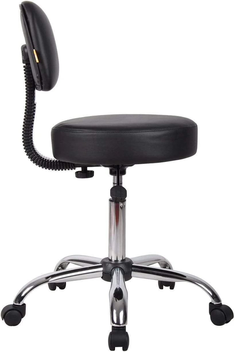 Boss Caressoft Medical Stool with Back Cushion [B245-BG] - Image 8