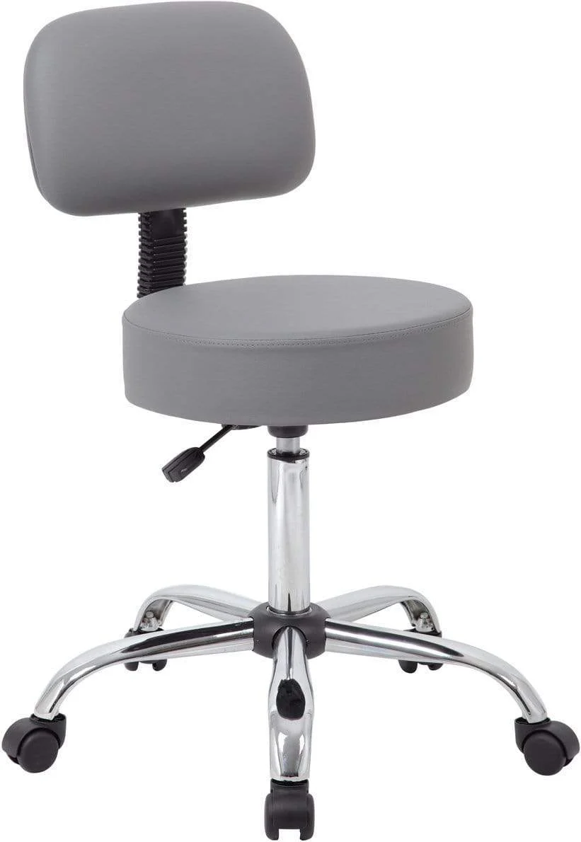 Boss Caressoft Medical Stool with Back Cushion [B245-BG] - Image 9