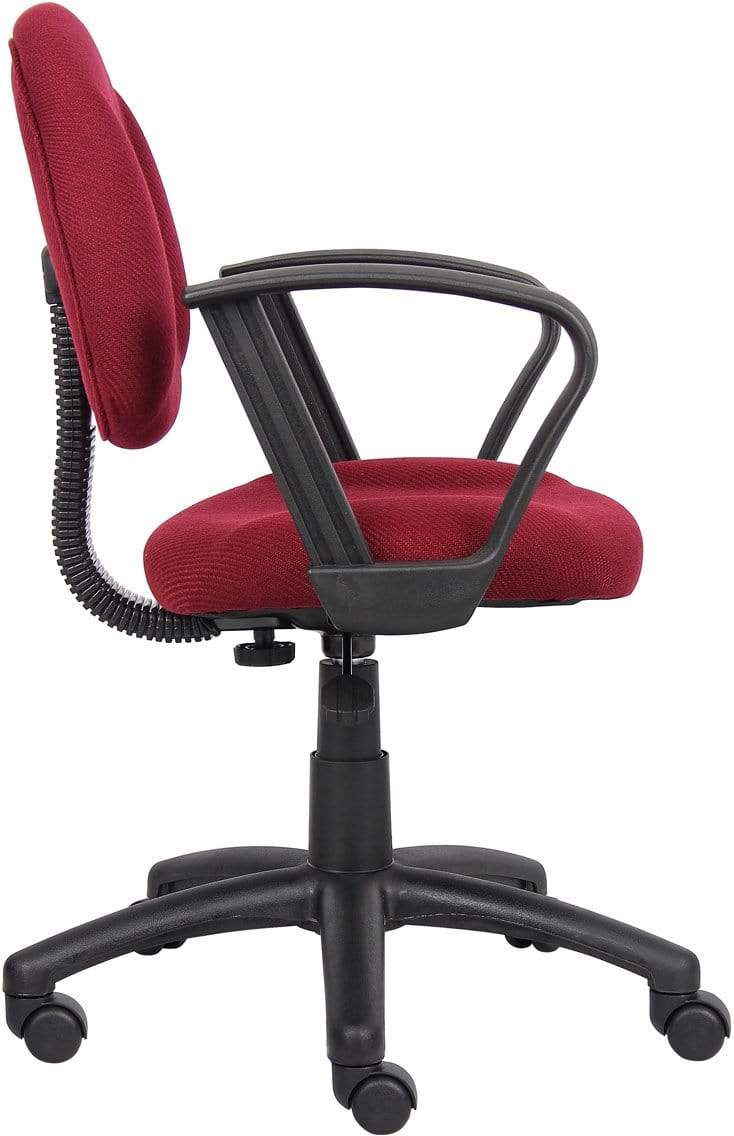 Boss Deluxe Posture Chair with Loop Arms [B317-BE] - Image 9