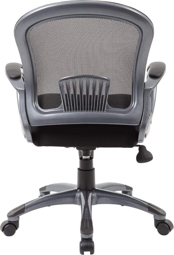 Boss Ergonomic Mesh Task Chair - Mid Back [B6256-BK] - Image 2