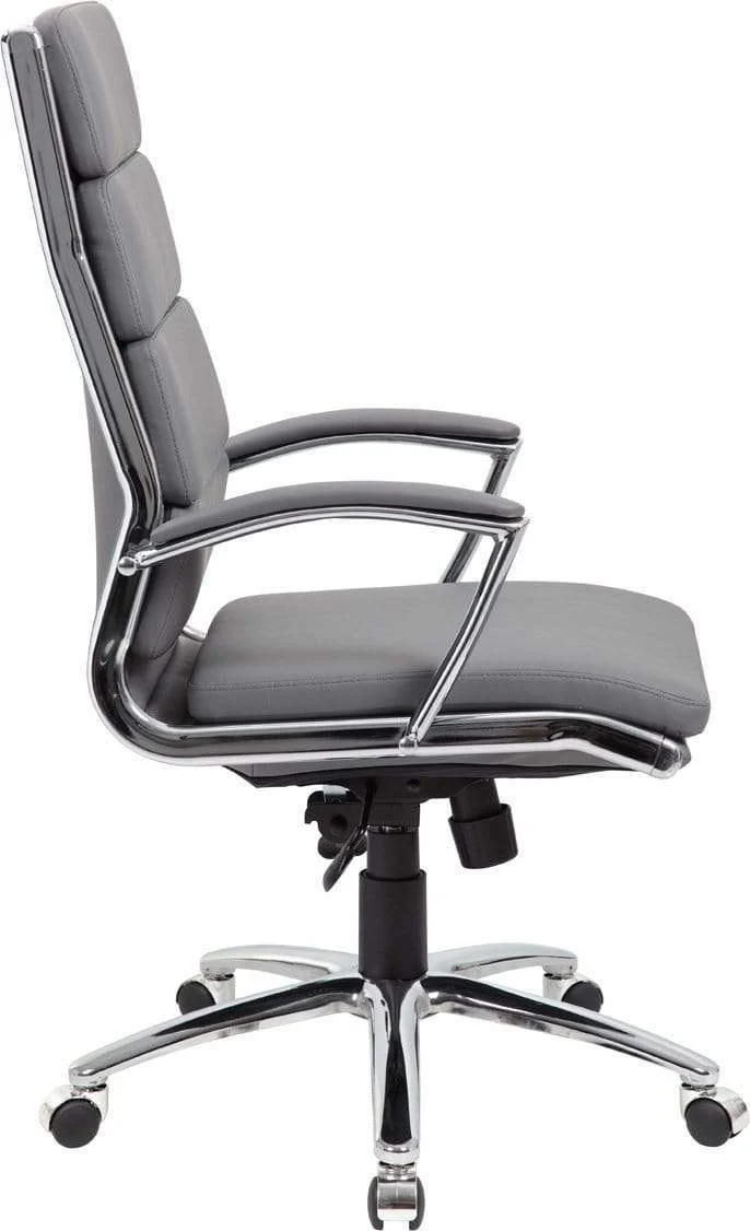 Boss Executive CaressoftPlus Chair with Metal Chrome Finish [B9471] - Image 12