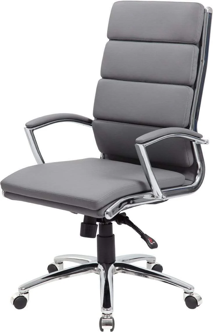 Boss Executive CaressoftPlus Chair with Metal Chrome Finish [B9471] - Image 13
