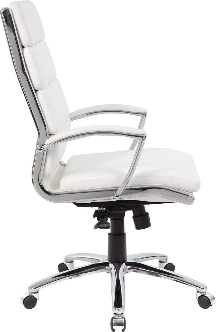Boss Executive CaressoftPlus Chair with Metal Chrome Finish [B9471] - Image 20