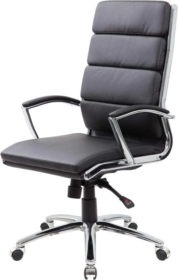 Boss Executive CaressoftPlus Chair with Metal Chrome Finish [B9471] - Image 7
