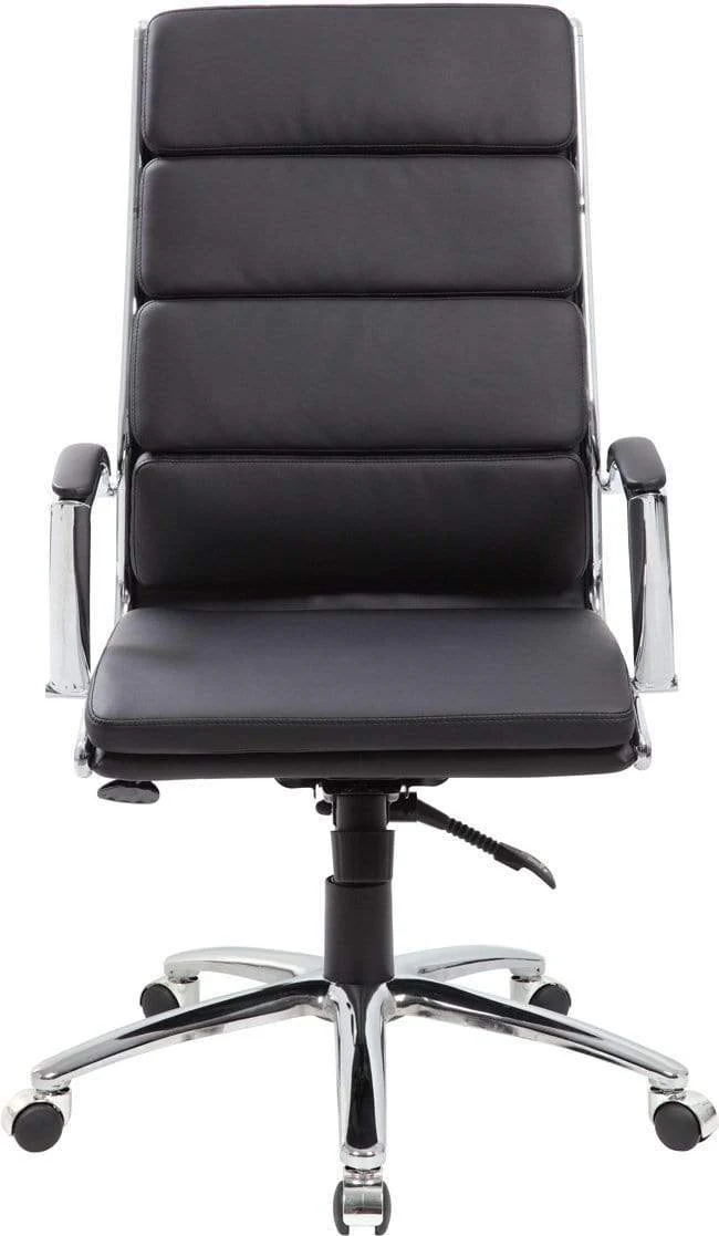 Boss Executive CaressoftPlus Chair with Metal Chrome Finish [B9471] - Image 8