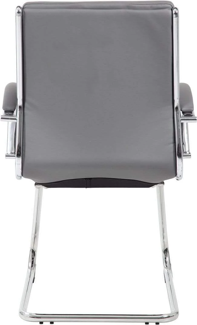 Boss Executive CaressoftPlus Guest Chair with Chrome Finish [B9479-BK] - Image 10
