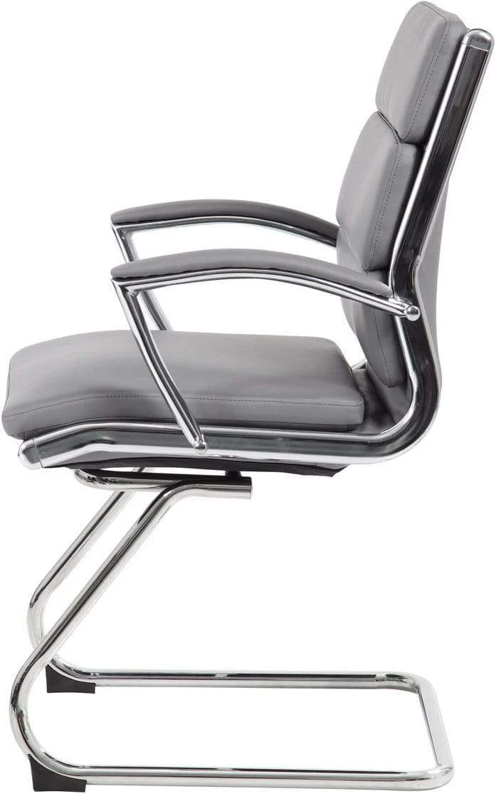 Boss Executive CaressoftPlus Guest Chair with Chrome Finish [B9479-BK] - Image 11