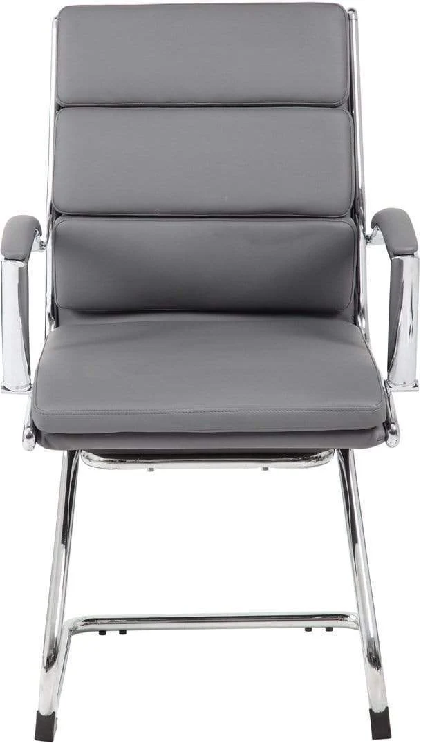 Boss Executive CaressoftPlus Guest Chair with Chrome Finish [B9479-BK] - Image 8