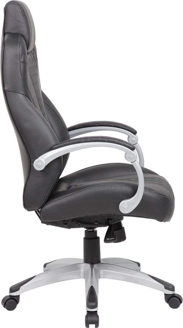 Boss Executive Hinged Arm Chair Black [B8871-BK] - Image 5