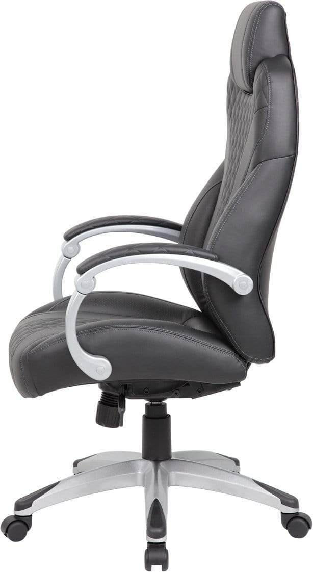 Boss Executive Hinged Arm Chair Black [B8871-BK] - Image 7