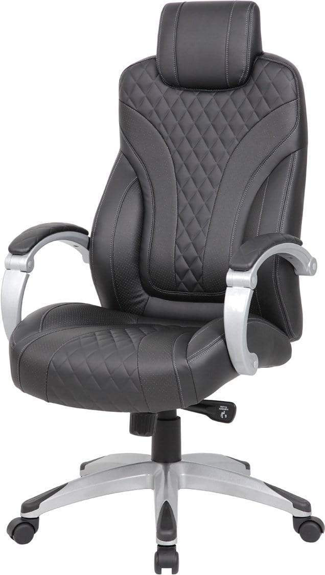 Boss Executive Hinged Arm Chair Black [B8871-BK] - Image 8