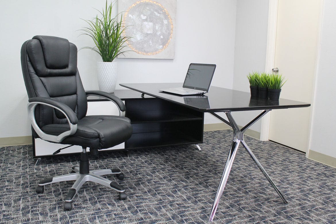 Boss Fully Assembled* Executive LeatherPlus Chair [B8601] - Image 7