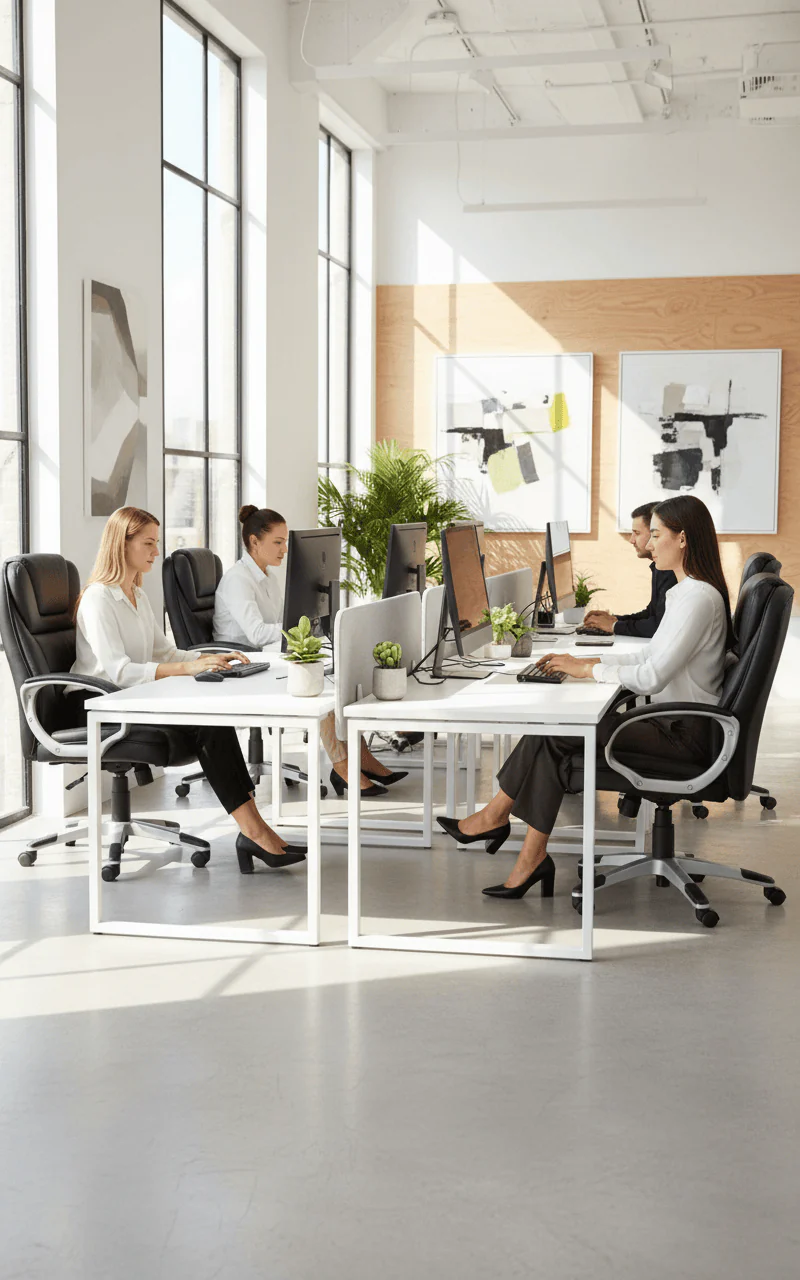 Boss Fully Assembled* Executive LeatherPlus Chair [B8601] - Image 8